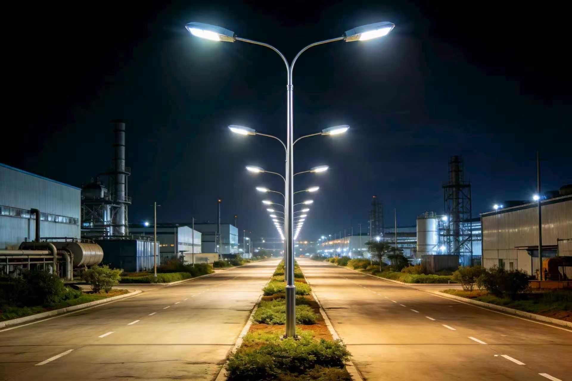 LED integrated street light
